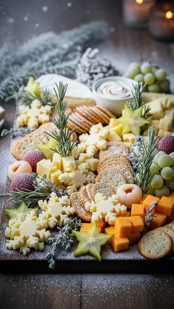 Snowflake Cheese Medley Board