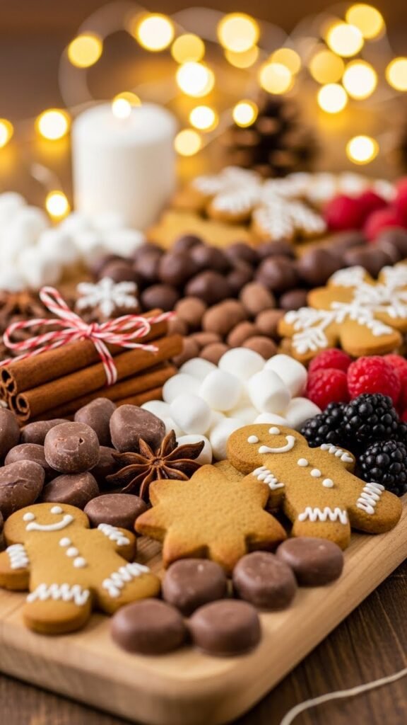 Gingerbread Dessert Charcuterie Board