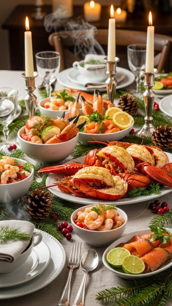 Christmas Holiday Seafood Sides