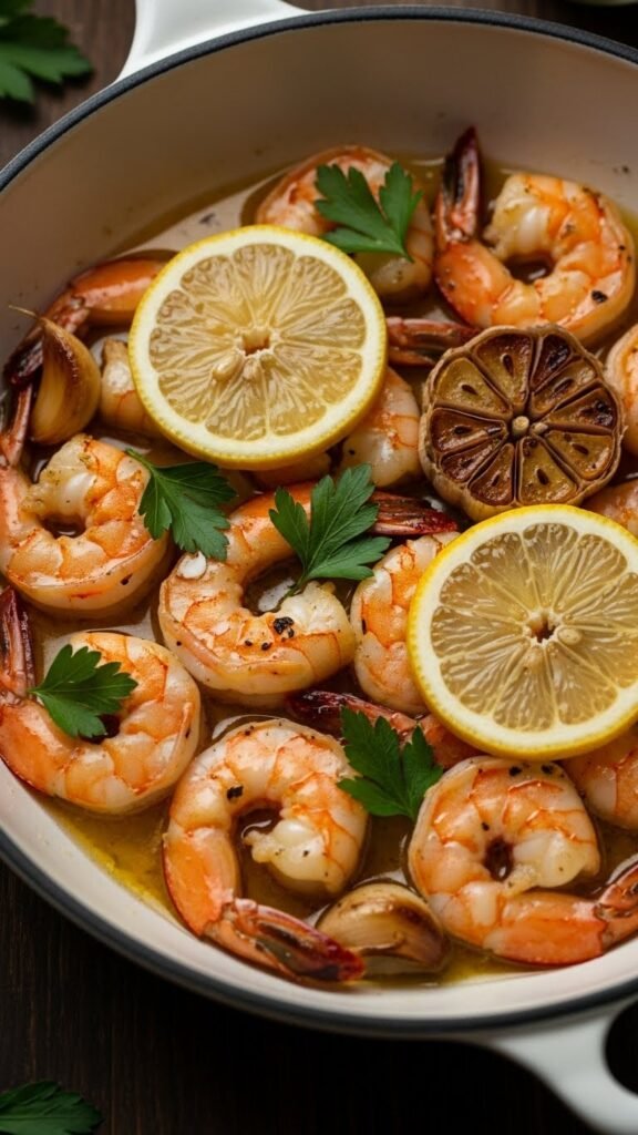 Lemon Herb Garlic Shrimp