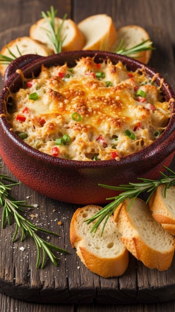 Creamy Parmesan Crab Dip