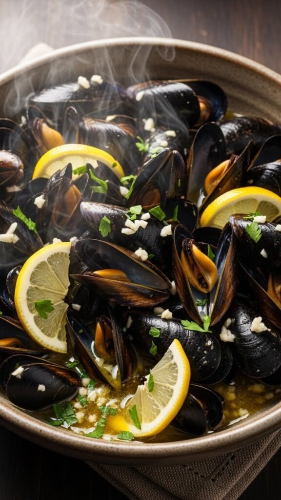 Garlic Butter Mussels