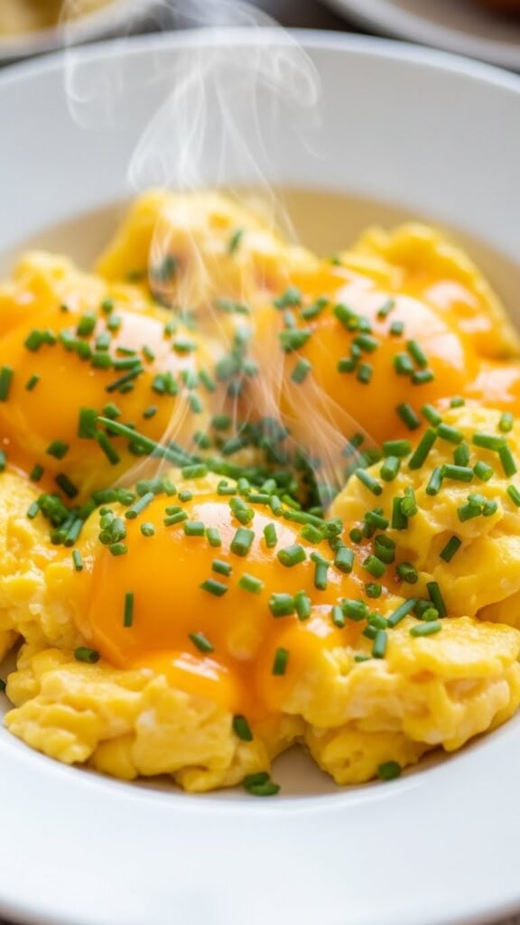 Cheddar & Chive Scrambled Eggs