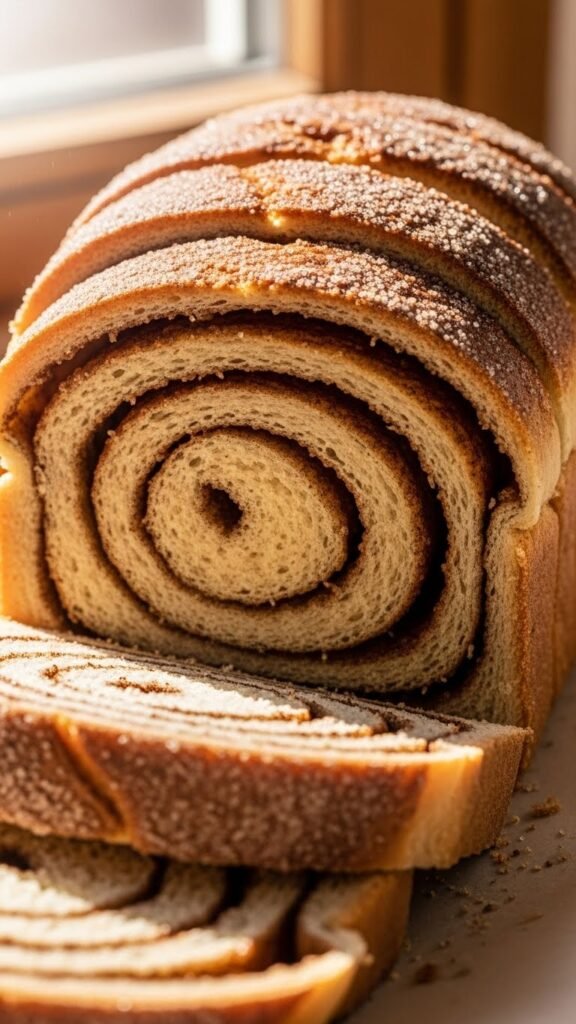 Christmas Morning Cinnamon Swirl Bread