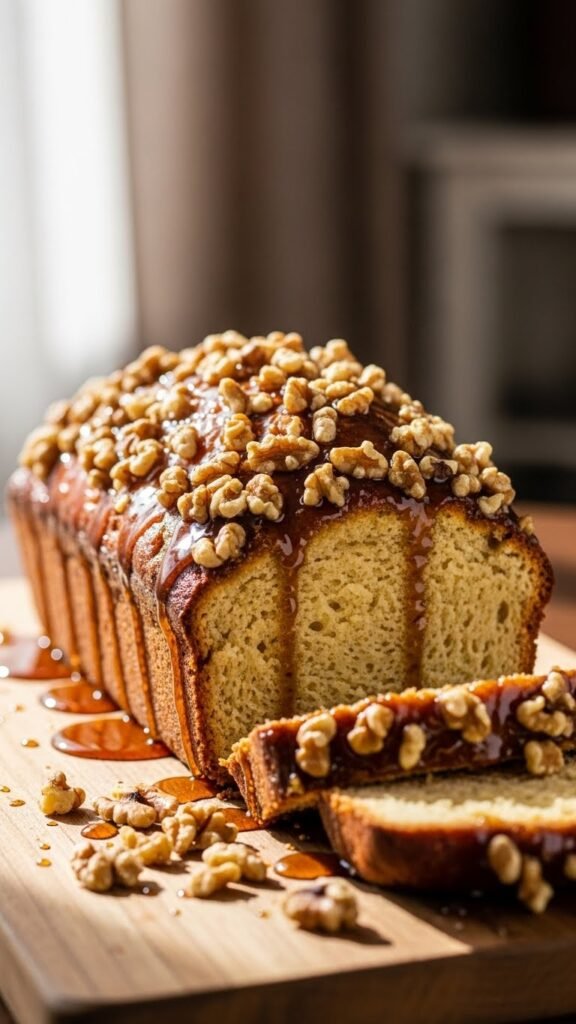 Maple Walnut Christmas Bread