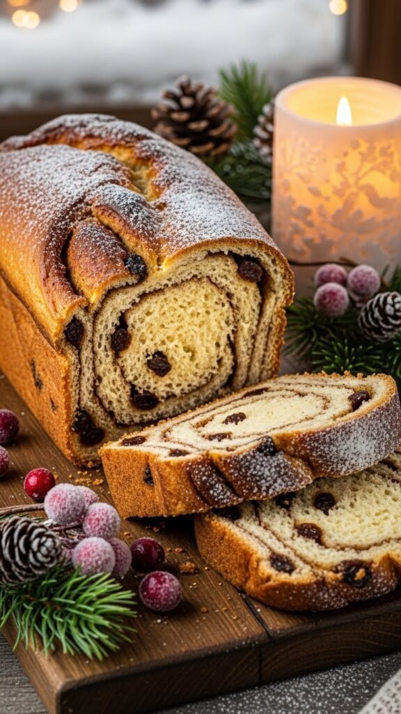 Cinnamon Raisin Christmas Bread