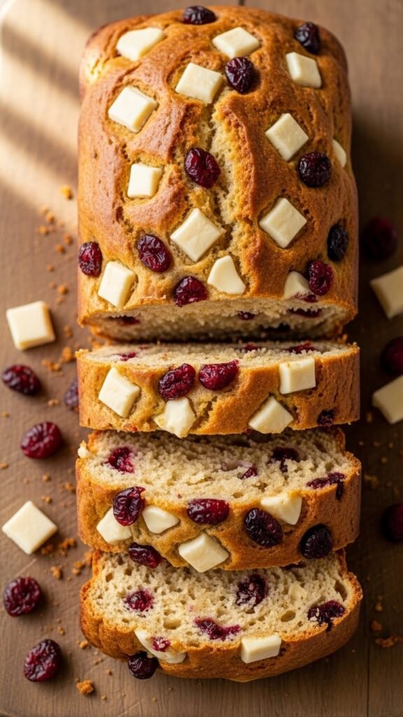 White Chocolate Cranberry Bread