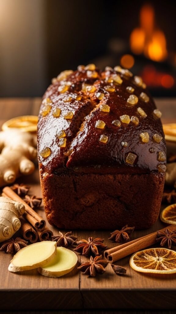 Ginger Molasses Christmas Bread