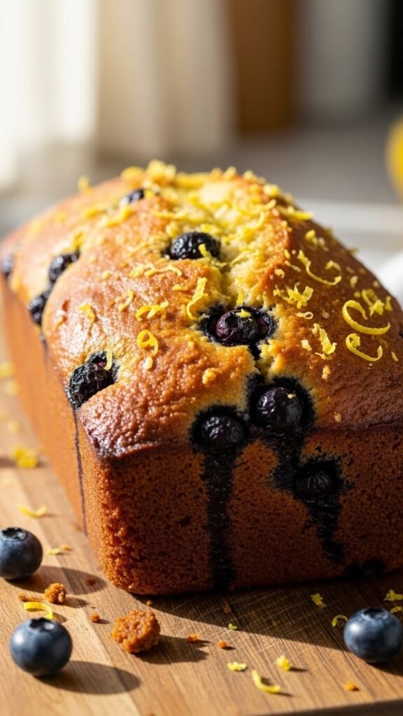 Festive Blueberry Lemon Bread