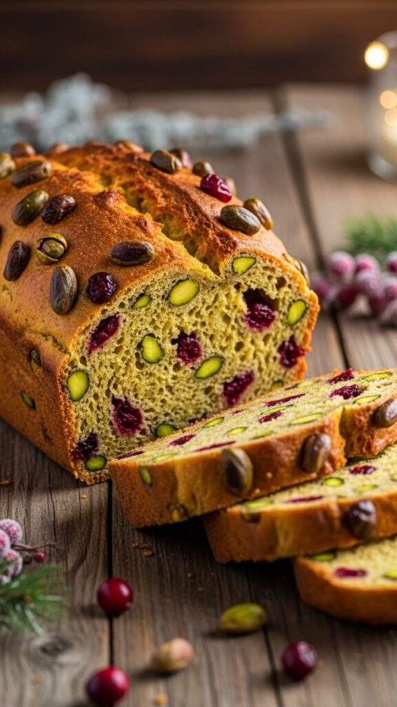 Cranberry Pistachio Holiday Bread