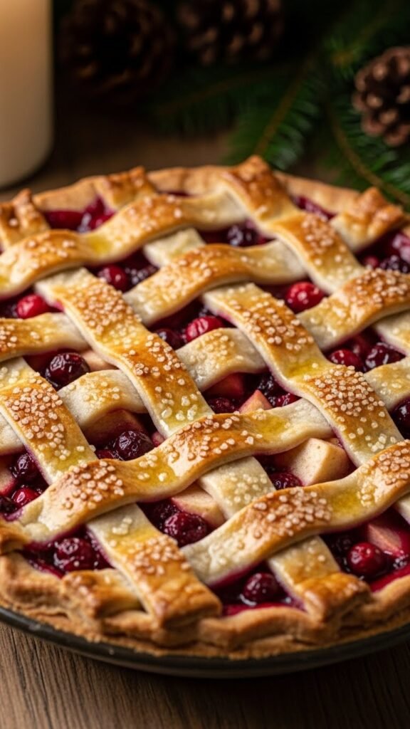 Classic Cranberry Apple Pie