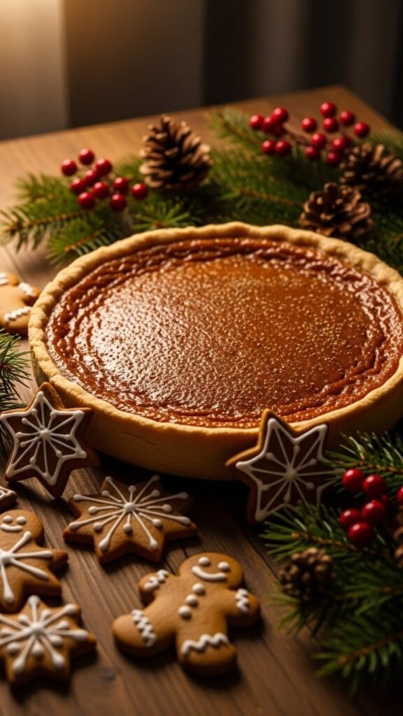 Gingerbread Custard Pie