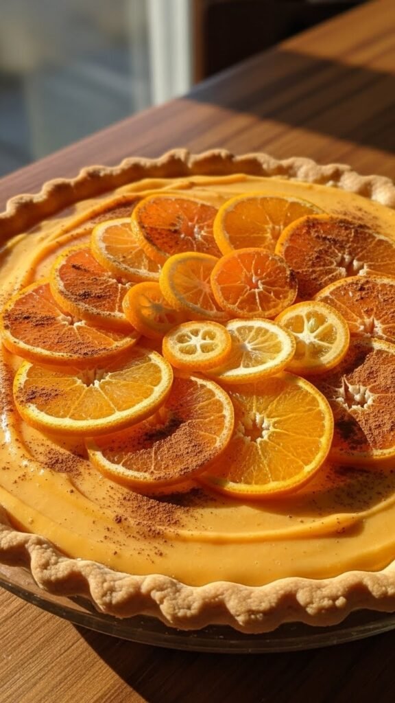 Spiced Orange Cream Pie