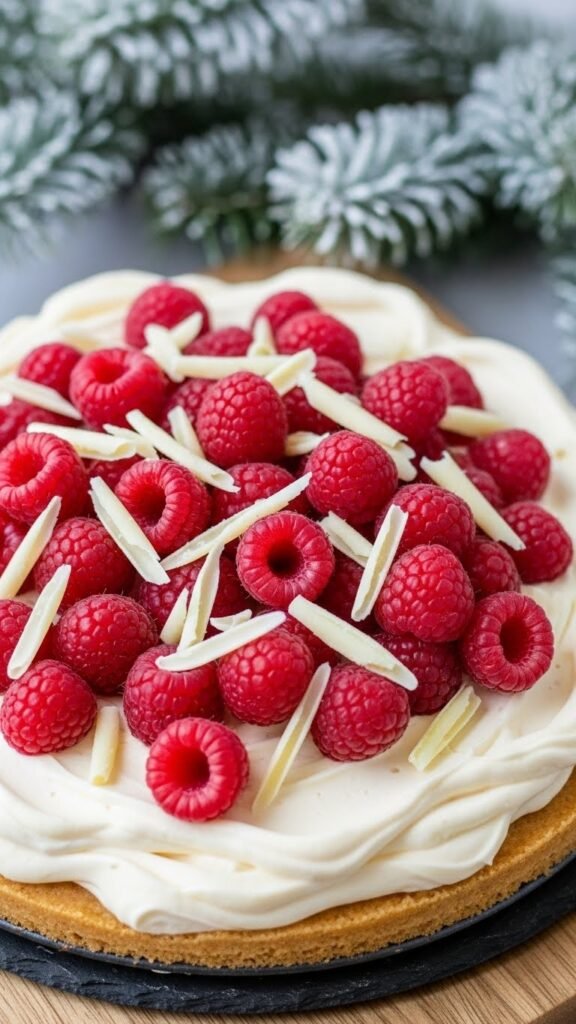 White Chocolate Raspberry Pie
