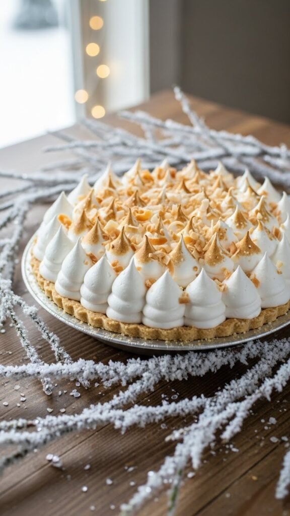 Coconut Snowflake Pie