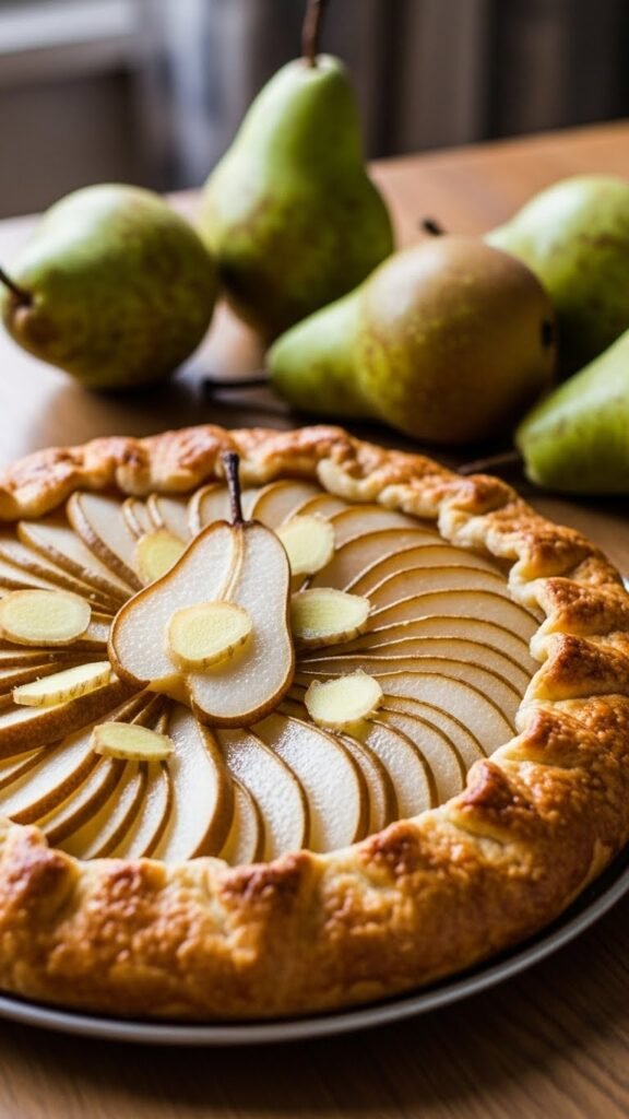 Pear & Ginger Pie