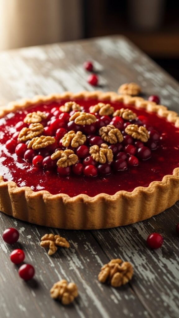 Cranberry Walnut Pie