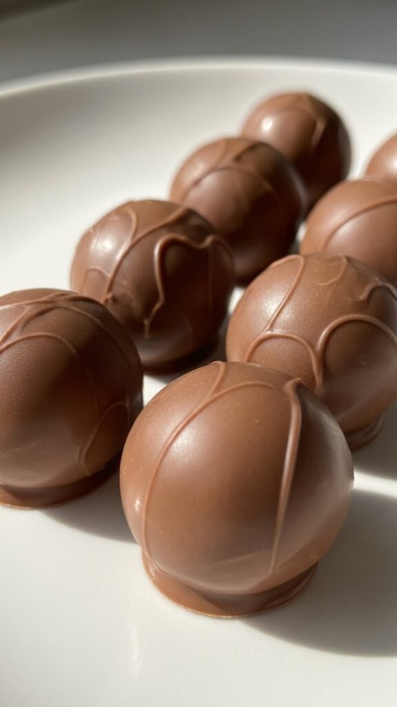 Milk Chocolate Vanilla Truffles