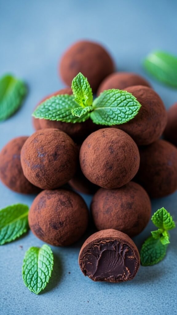 Mint Chocolate Truffles