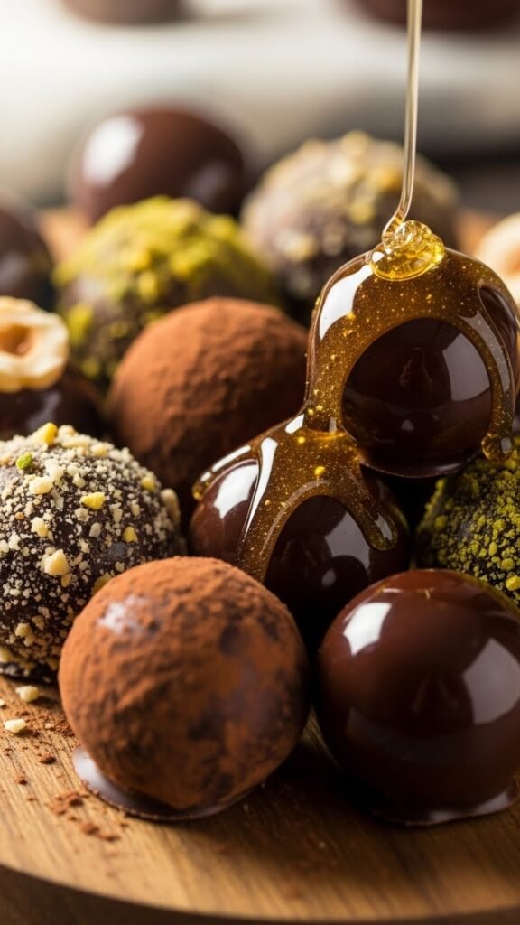 Honey Chocolate Truffles