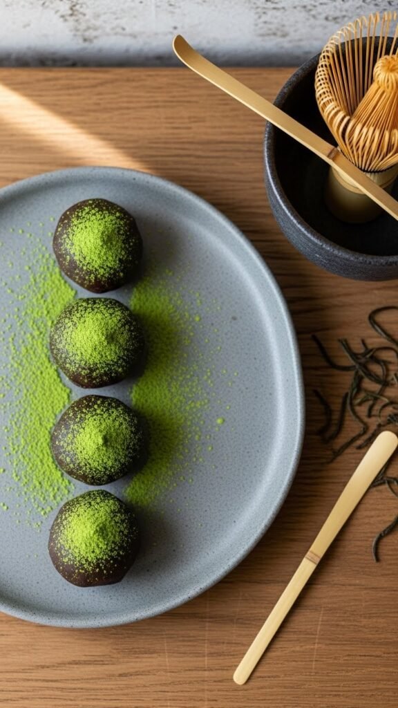  Matcha Chocolate Truffles