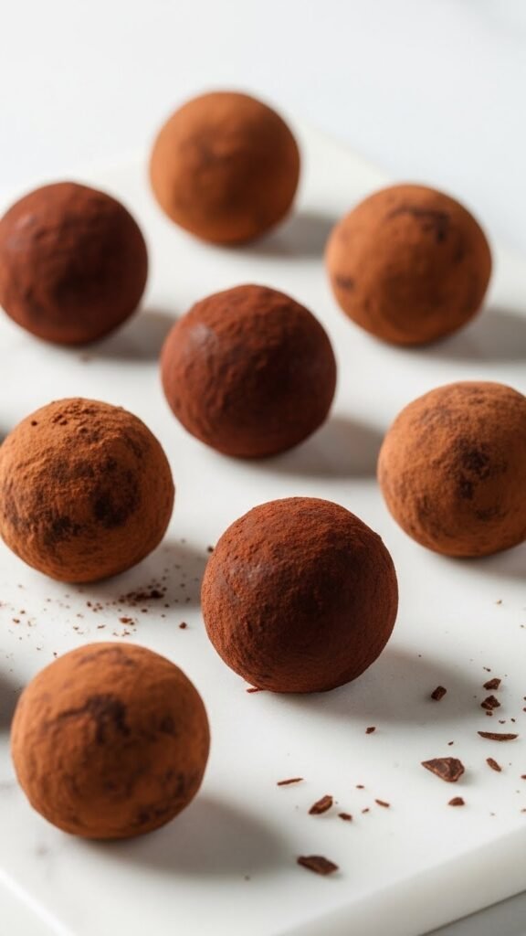 Chocolate Cream Cheese Truffles