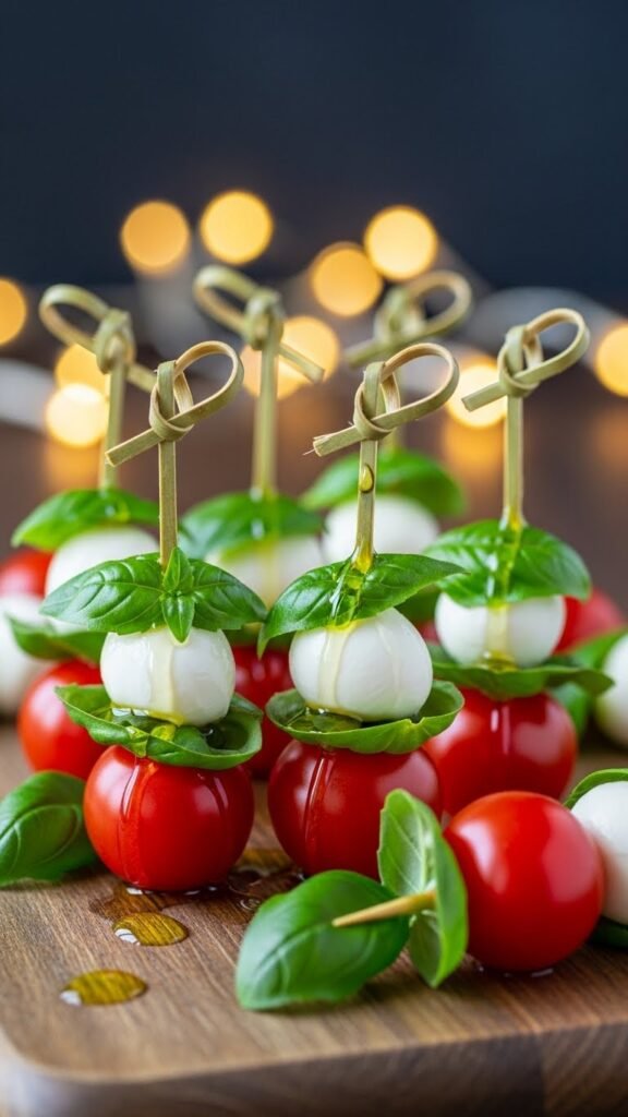 Mini Caprese Skewers