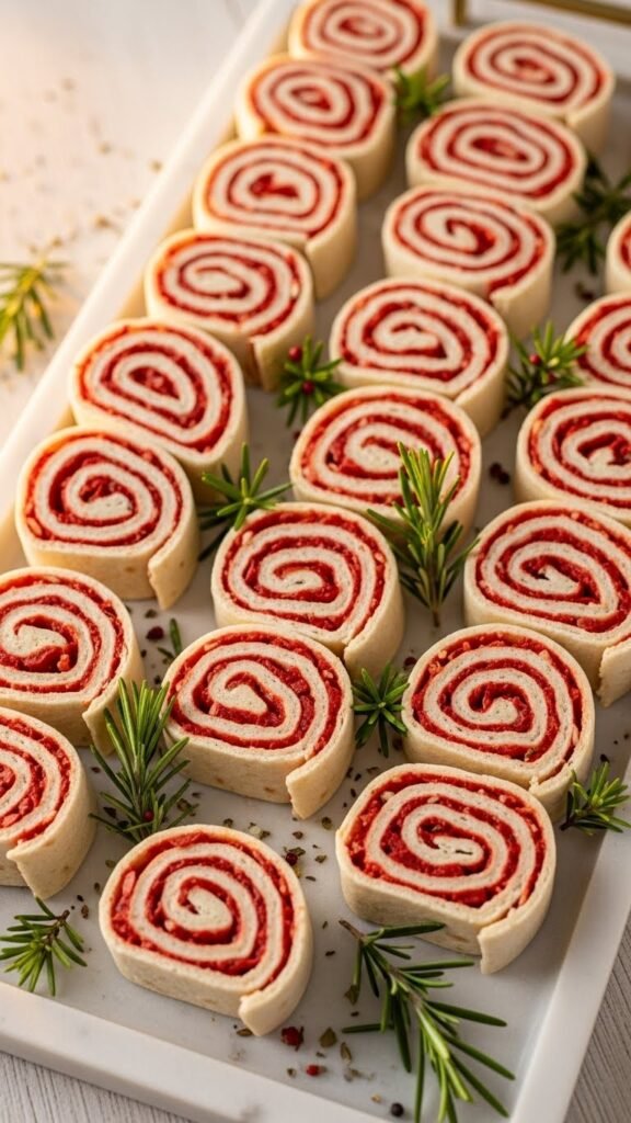 Cranberry Cream Cheese Pinwheels