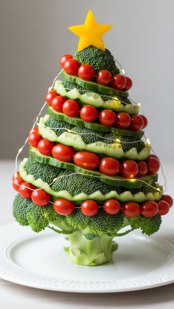 Veggie Christmas Tree Platter