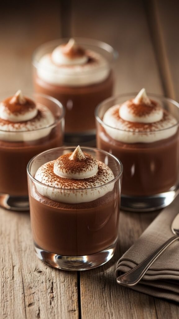 Chocolate Pudding Love Cups