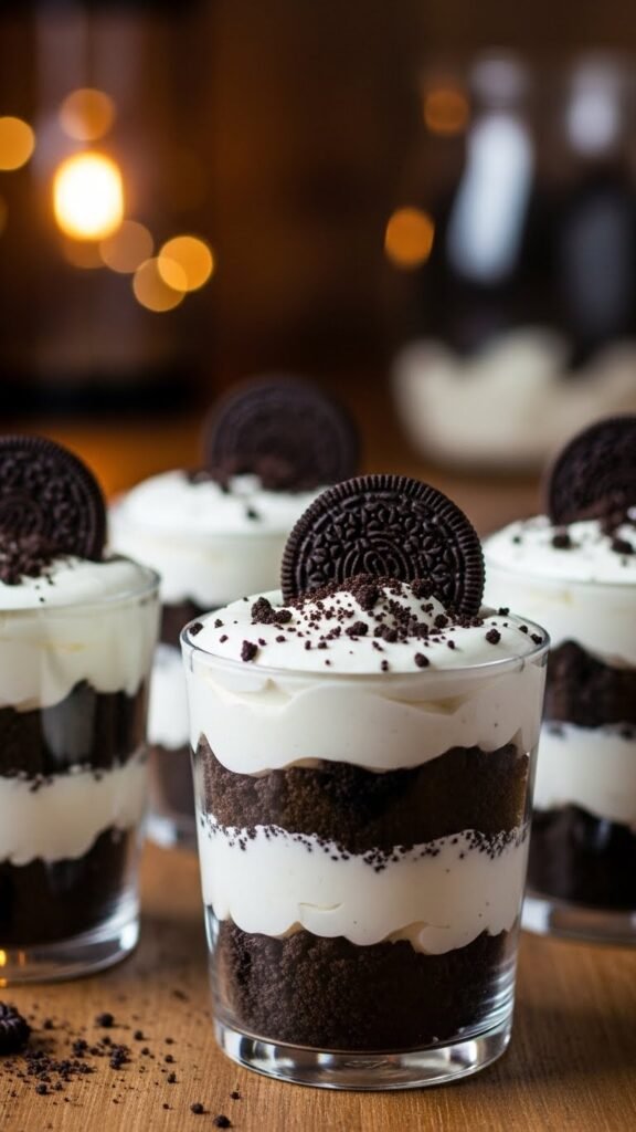 Cookies and Cream Dessert Cups