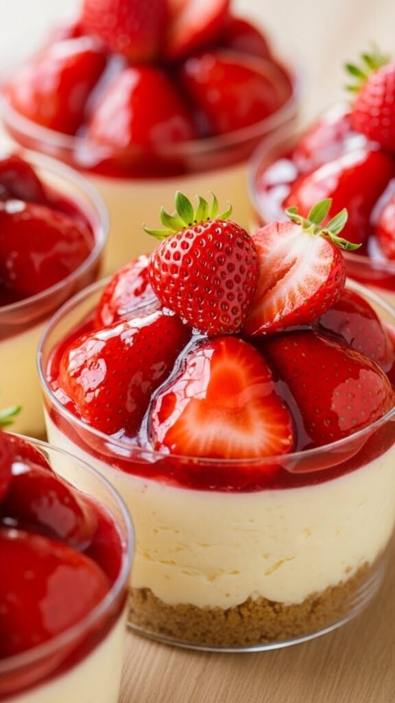 Strawberry Cheesecake Cups