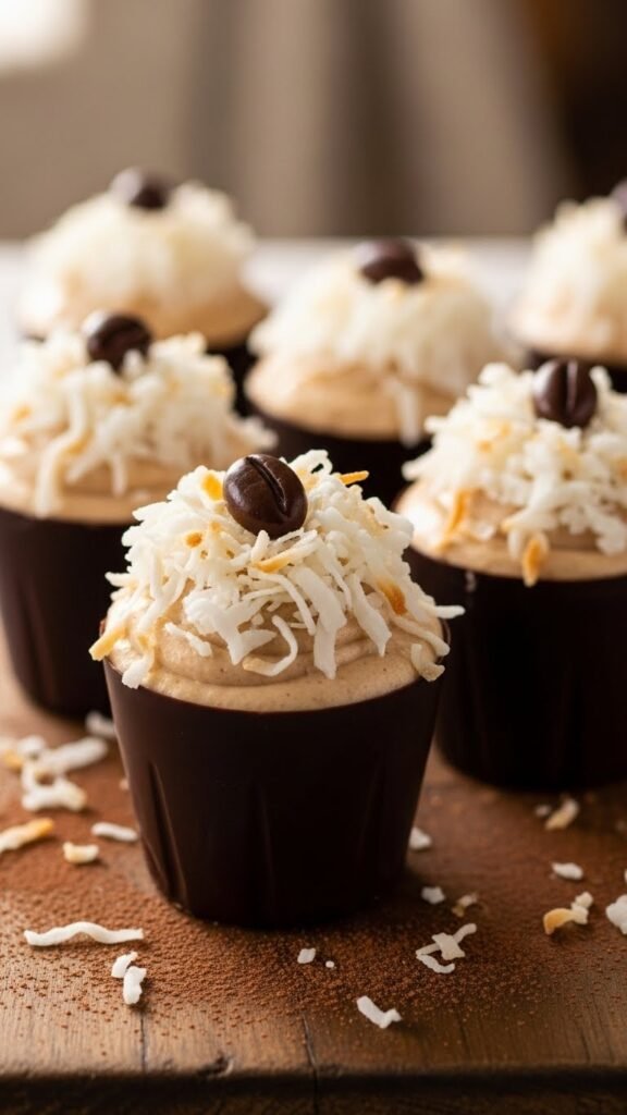Chocolate Coconut Cream Cups