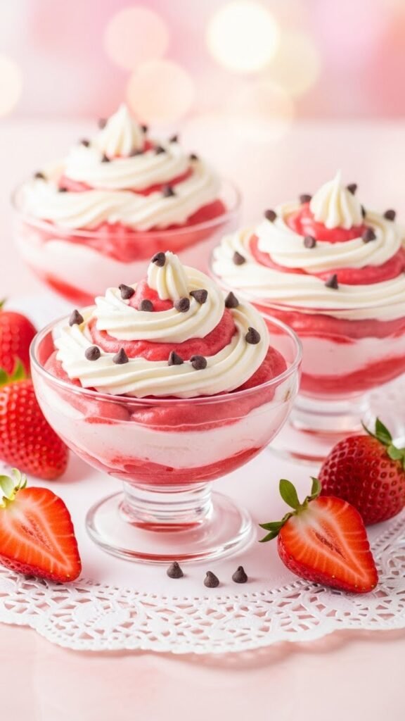 Strawberry Chocolate Chip Cups