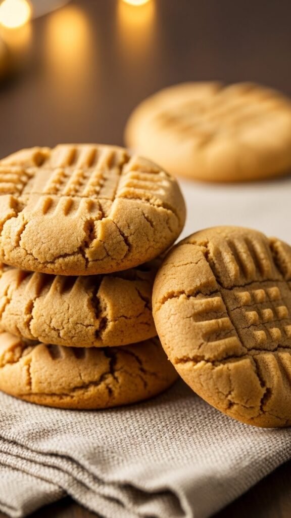 Flourless Peanut Butter Cookies