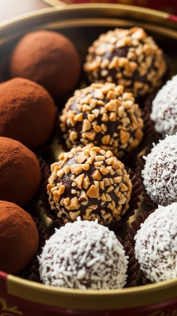 Chocolate Almond Truffles