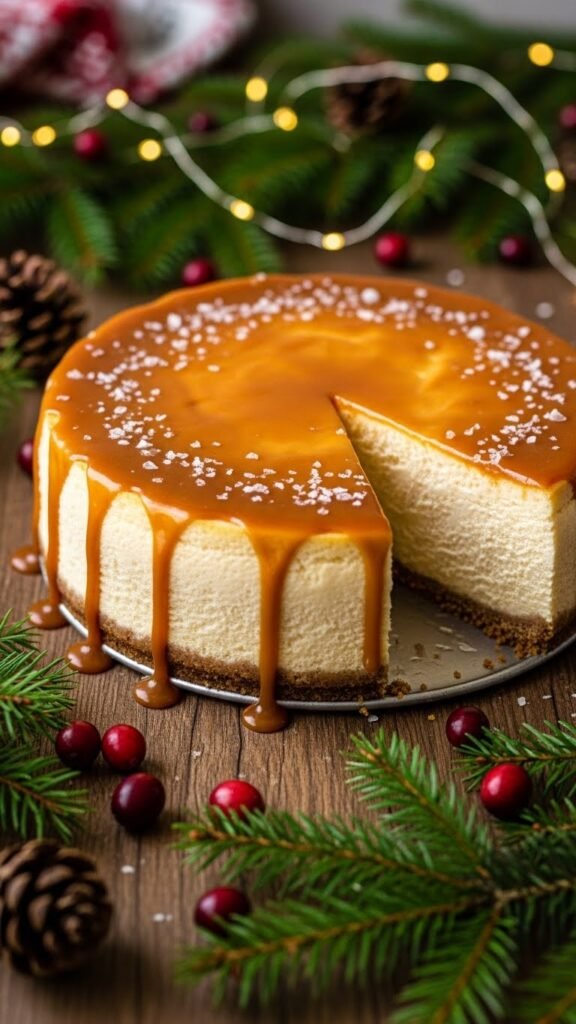 Gluten-Free Salted Caramel Cheesecake