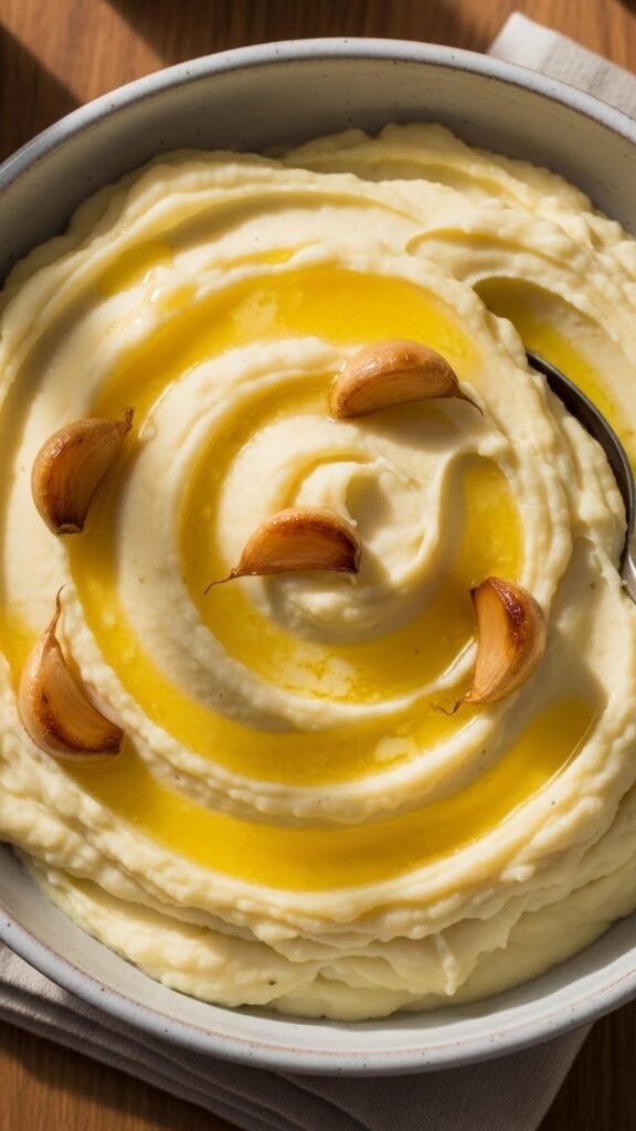 Buttery Garlic Mashed Potatoes