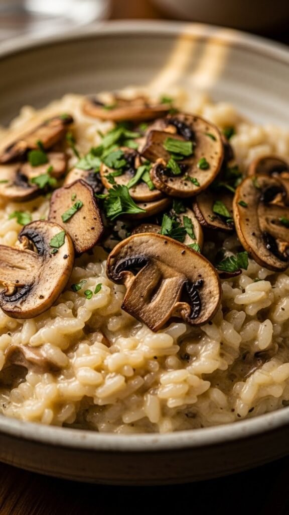 Creamy Mushroom Risotto