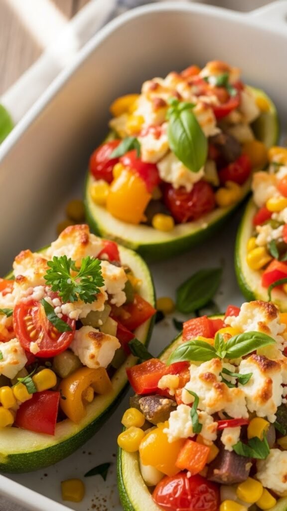 Stuffed Zucchini Boats