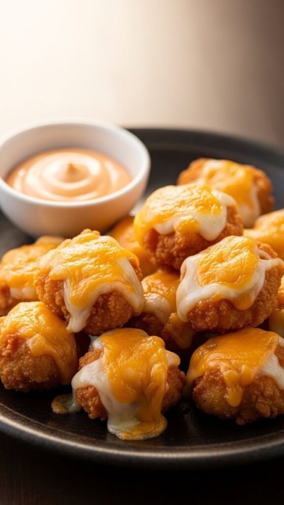 Cheesy Mini Chicken Bites