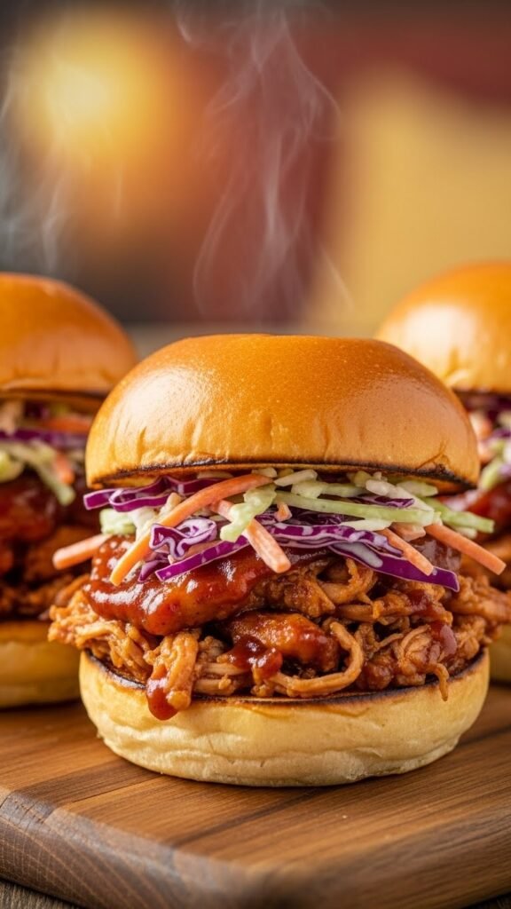 BBQ Chicken Sliders