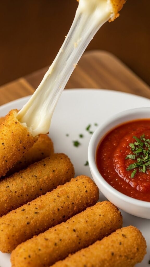 Crispy Mozzarella Sticks