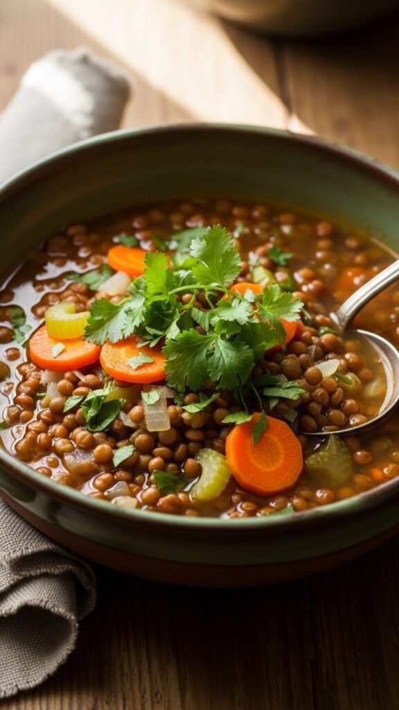 Spinach Lentil Soup