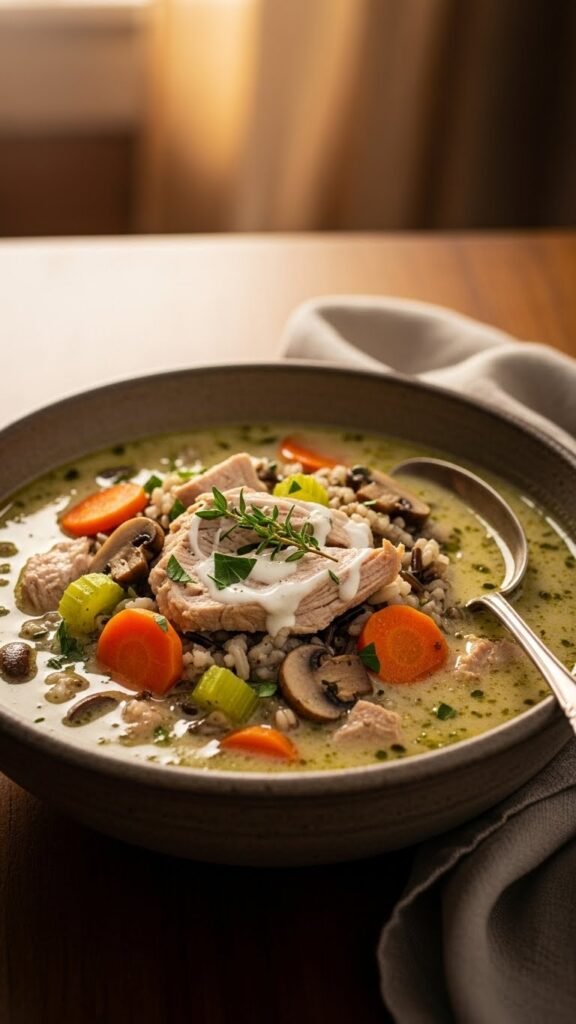 Turkey & Wild Rice Soup
