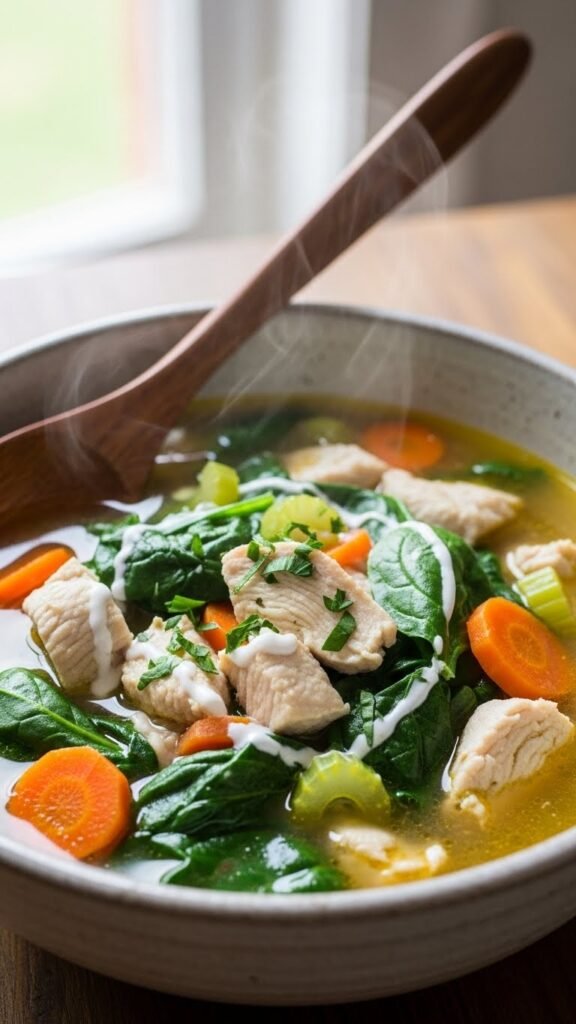 Chickpea & Spinach Soup