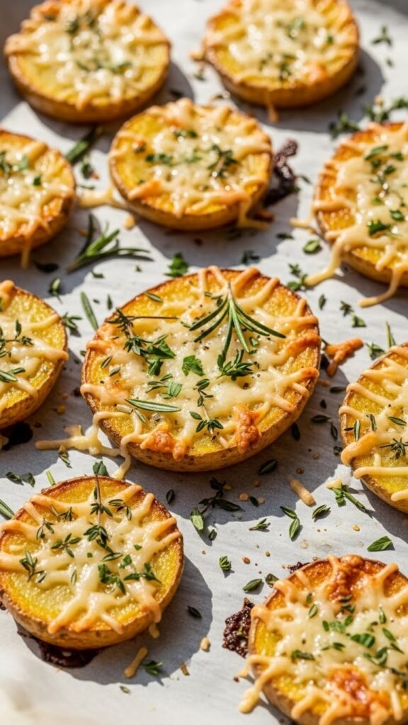 Crispy Parmesan Potato Bites