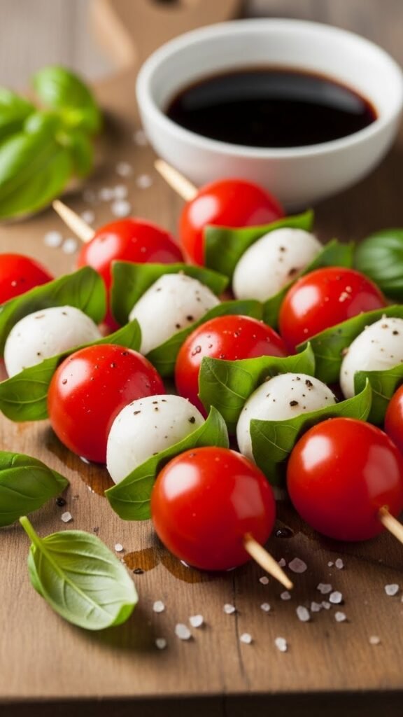 Mini Caprese Skewers