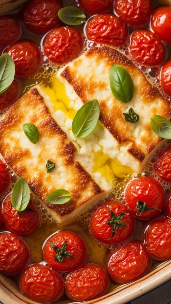 Baked Feta and Tomato Dip