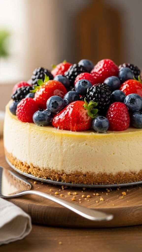 New Year Berry Cheesecake